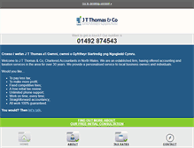 Tablet Screenshot of jtthomas-accountants.co.uk